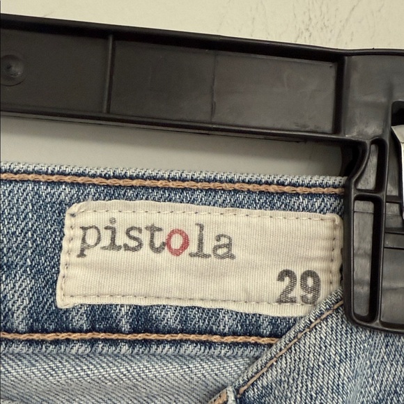 Revolve Pistola Light Blue Cropped Jeans size 29 - Picture 3 of 6